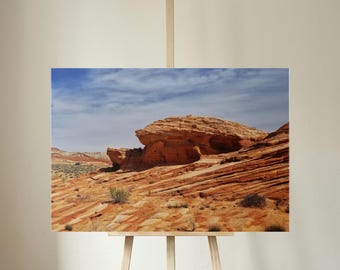 Valley of Fire Canvas Print | Nevada Desert Landscape Wall Art