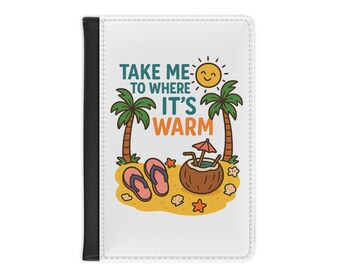 Funda de pasaporte de piel sintética, cartera de viaje con bloqueo RFID