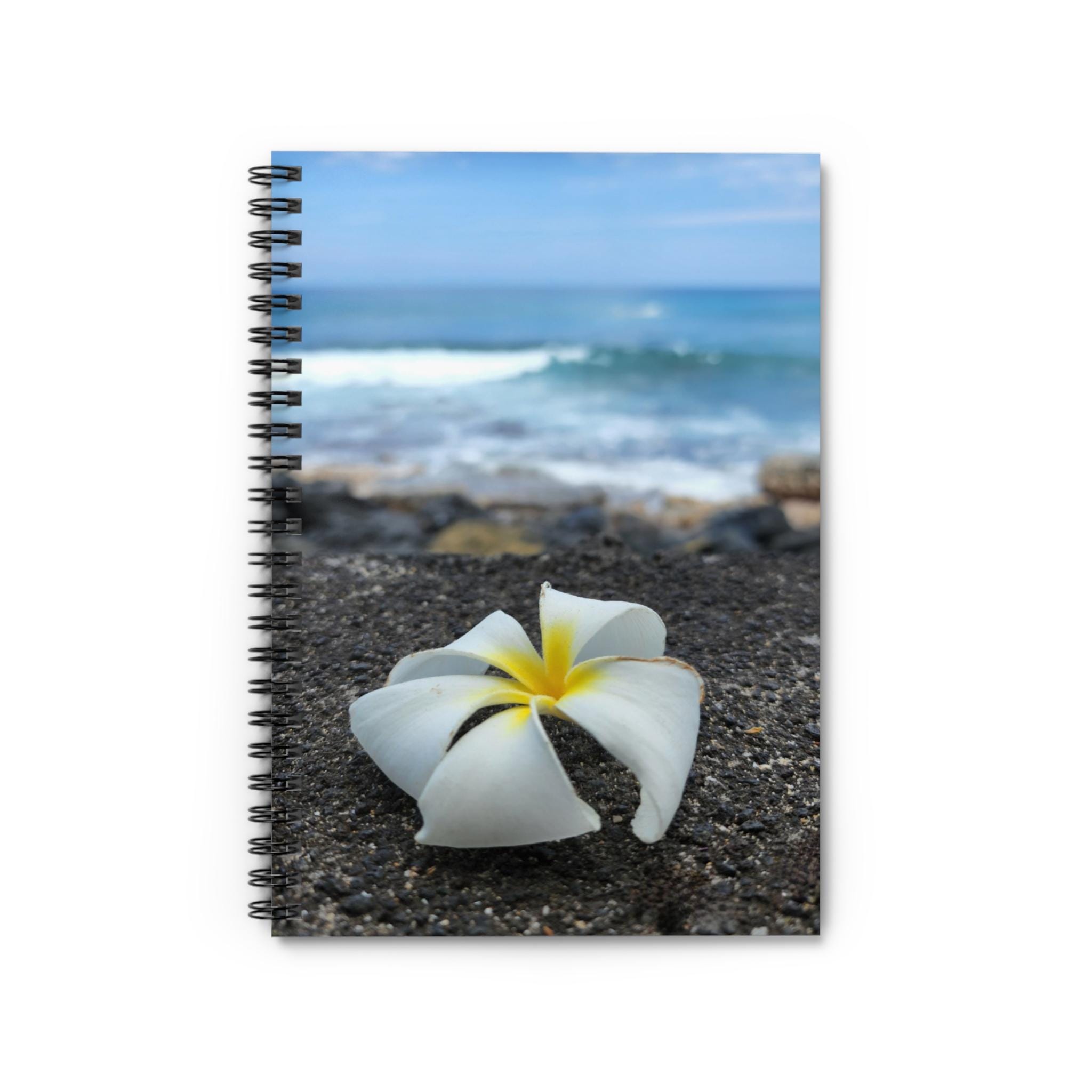 Hawaiian Plumeria Spiral Notebook – Tropical Floral Journal - Etsy
