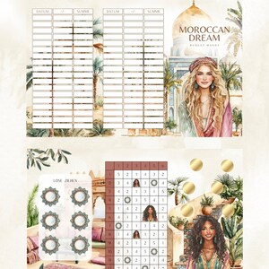 Morcoccan Dream  | Dreierklappkarte | A6 | Budgeting | Sparchallenge | Challenge