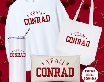 Team Conrad PNG/SVG Bundle: TSITP inspired Digital Download; The Summer I Turned Pretty