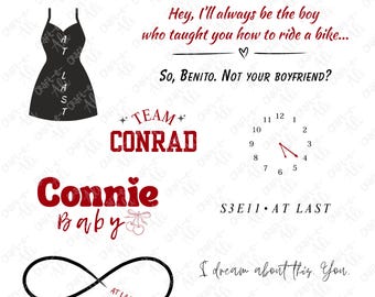 Cousins Beach Variety Pack PNG/SVG Bundle: TSITP inspired Digital Download; The Summer I Turned Pretty, Cousins Beach, Whale of a Tale