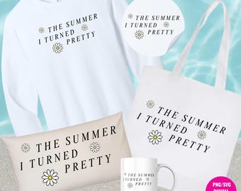 The Summer I Turned Pretty logo PNG/SVG Bundle: Digital Download; TSITP inspired, Cousins Beach