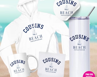 Cousins Beach PNG/SVG Bundle: TSITP inspired Digital Download; The Summer I Turned Pretty, Cousins