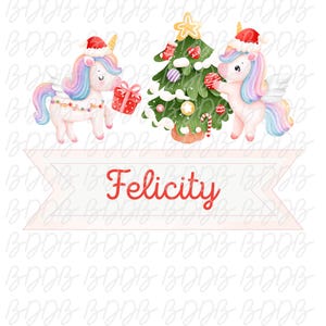 Design per maglietta natalizia, design per maglietta unicorno, Natale magico, png natalizio, sublimazione, personalizzato
