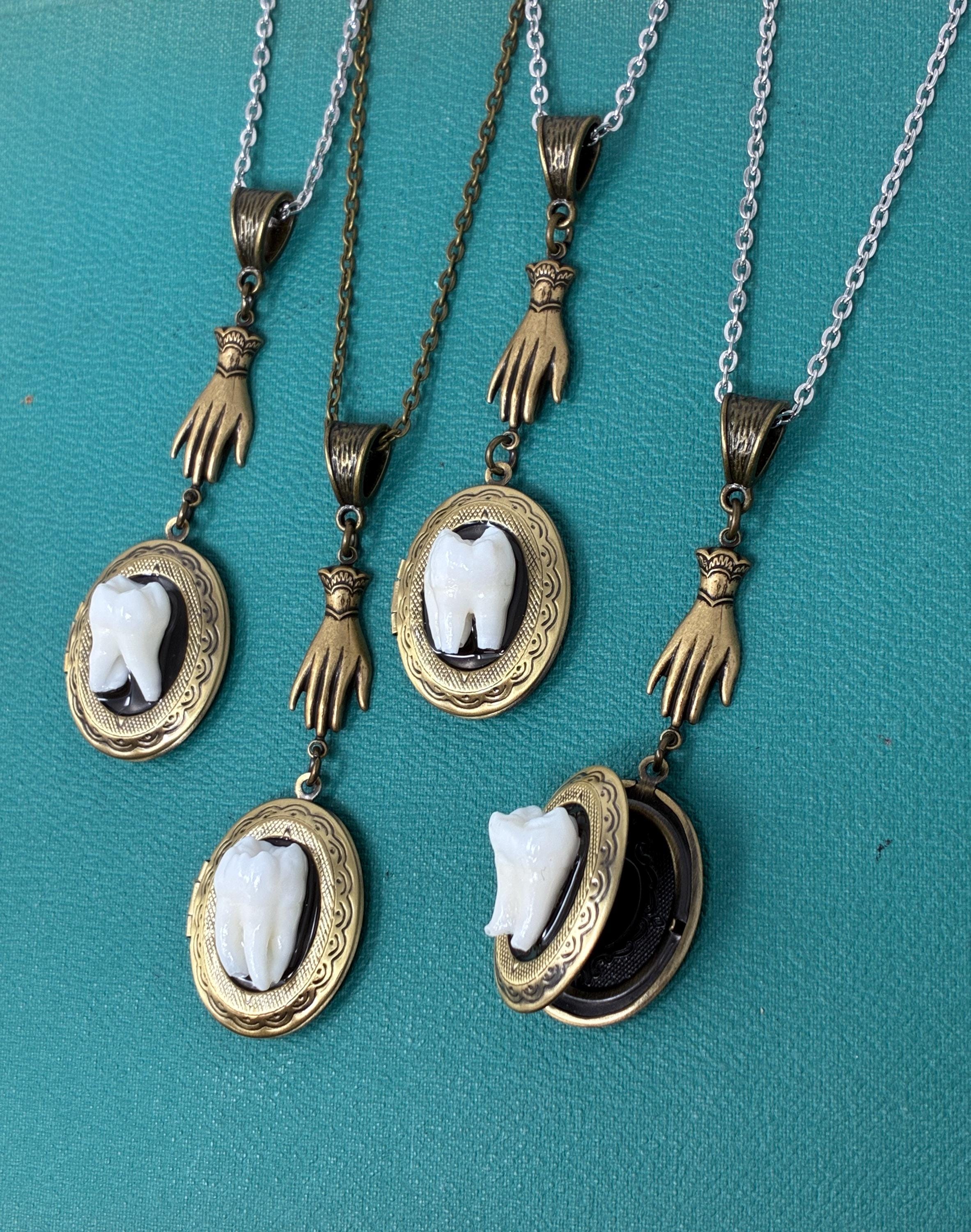 Collier Ancien En Cheveux (hair Jewelry) - Bijou Antique Du 19ème Siècle - Occasion