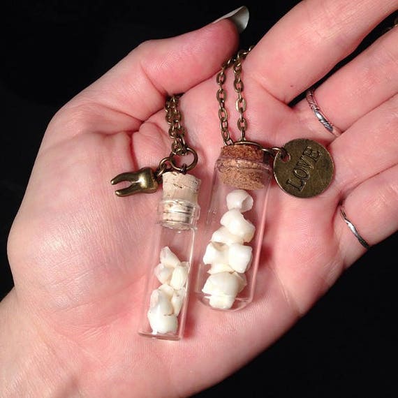 Diy tooth shop necklace