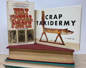 2 Book Set! Human Oddities and Bad Taxidermy Photo Book & Guide