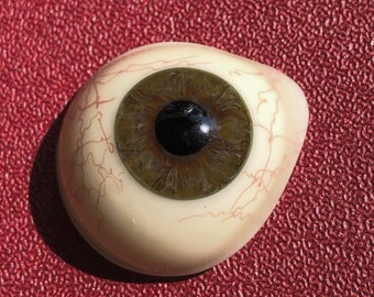 Real Vintage Prosthetic Glass Human Eye - Hazel - Ocular Prosthesis