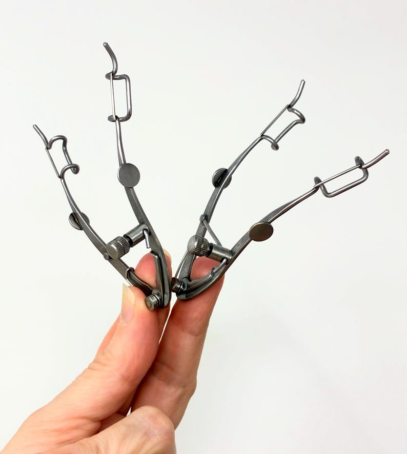 Eye Speculum - For Cosplay, Photo or Movie Prop, Oddity Collection, Halloween, Art Two