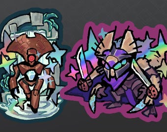 Destiny 2 Sticker Set 02 Holographic Goblin & Captain