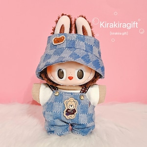 Labubu Clothes Set | Labubu fashion overalls Set| Fasion Labubu outfits (doll not included)