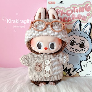 Labubu clothes | Labubu Love Sweater Set | Fasion Labubu outfits (doll not included)