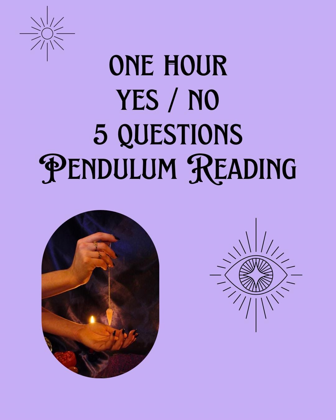 1-hour Yes/no Pendulum Reading – Five Questions With a Written Response ...