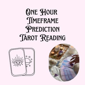 Lecture d'une seule carte dans le temps – Un tirage de tarot ciblé prédisant quand votre situation se manifestera, réduit à une fenêtre d'une heure.