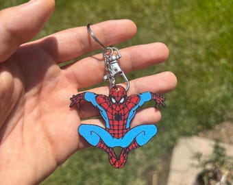 Spider-Man Keychain 3D Printed Gift