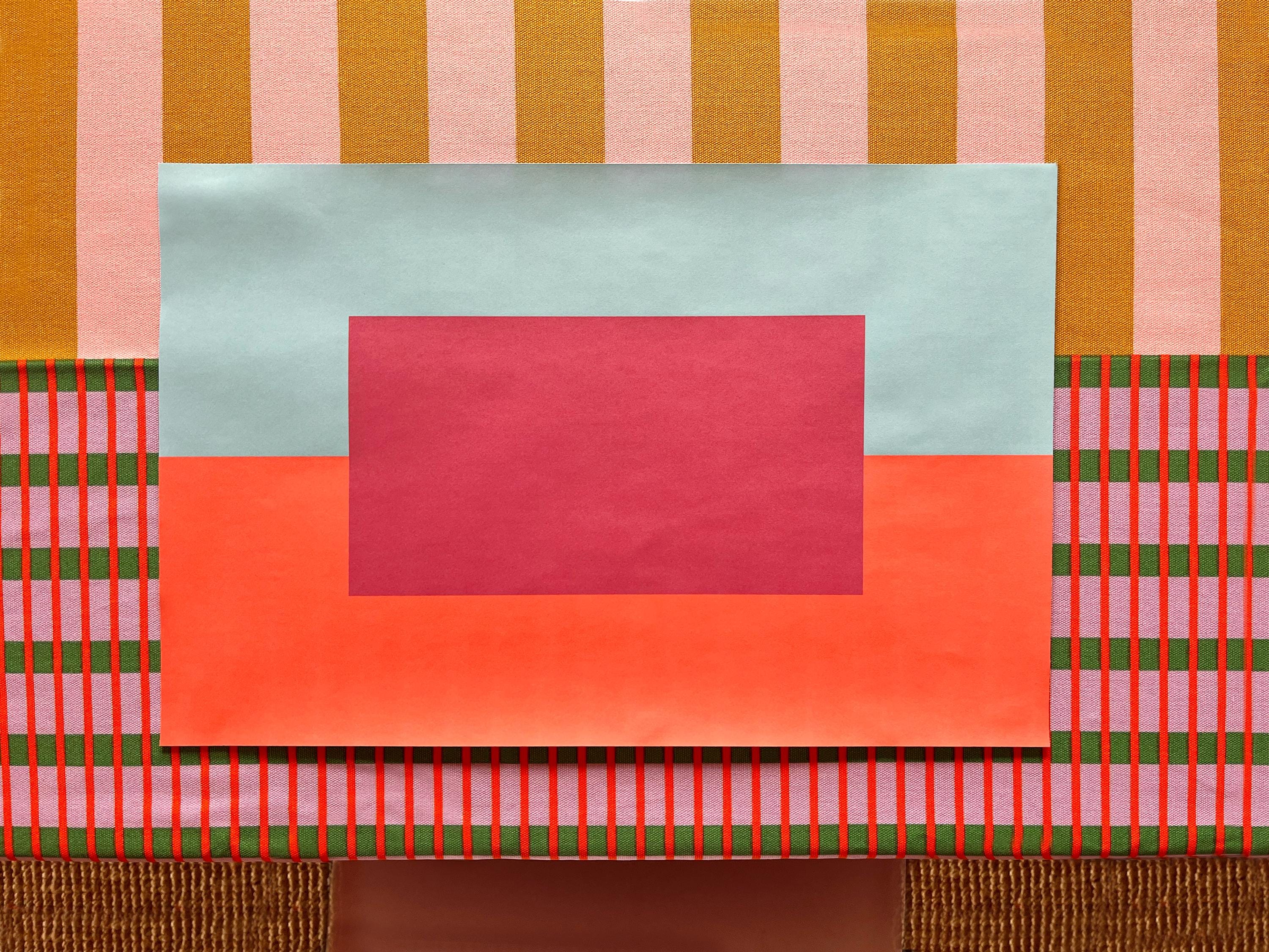 Colorblock Paper Placemats – Reusable Laminated or Disposable Paper ...