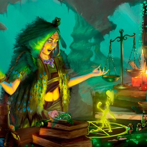 Strega Verde di Ilustrisima Maestra