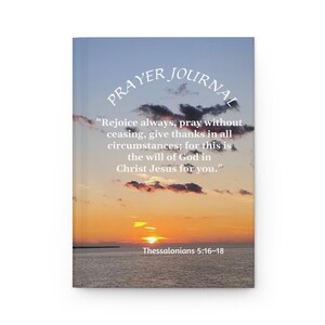 Journal Matte - Write Down Your Thoughts and Prayers, Notebook, Diary, Blank Pages, Inspirational Gift for Writers