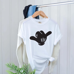 Camiseta estilo Mickey Shaka Hand / Camiseta estética de Disney / Camiseta de vacaciones de dibujos animados / Sudadera unisex con idea de regalo de verano