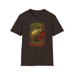 Elturel Art Nouveau T-shirt: "Hope Forged Our Chains" D&D En inspirerad gotisk fantasi-tröja