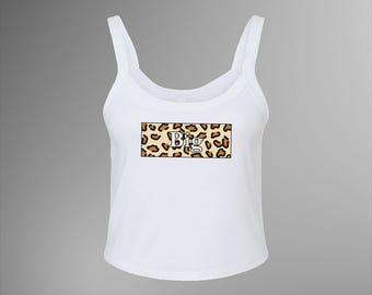 Big & Little Sorority Blue Retro Tank Top, sorority gift