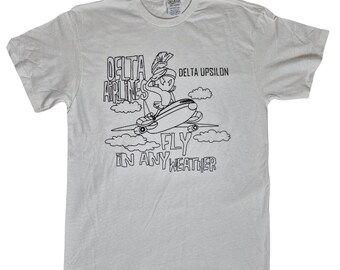 Delta Upsilon Marvin the Martian T-Shirt: Fraternity Greek Life Apparel