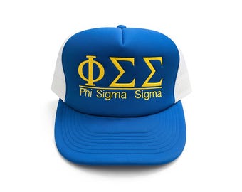 Embroidery  Sorority Greek Letters Trucker Hat