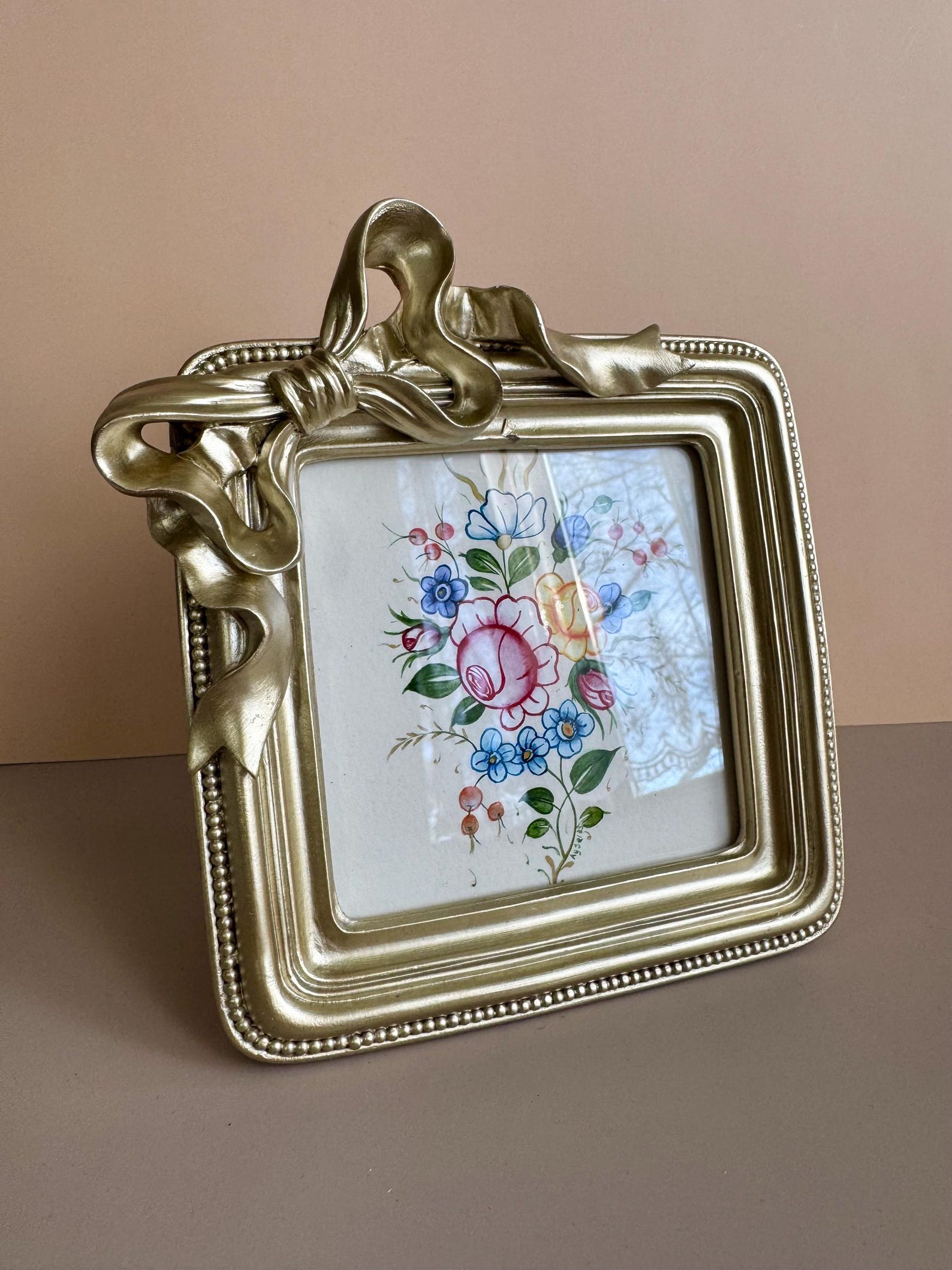 Roses Drawings Rococo Rococo Roses Art Print | 4x4 Framed Museum Quality Velvet Paper ...