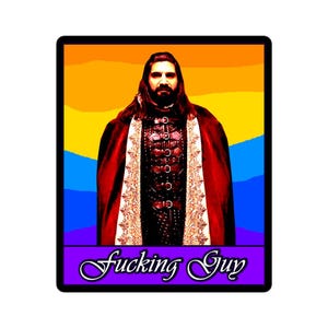Nandor the Relentless F**king Guy Bubble-free stickers What we do in the Shadows