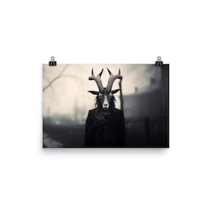 Baphomet Come to Life on Museum-quality thick matte poster paper 18&quot;x12&quot;