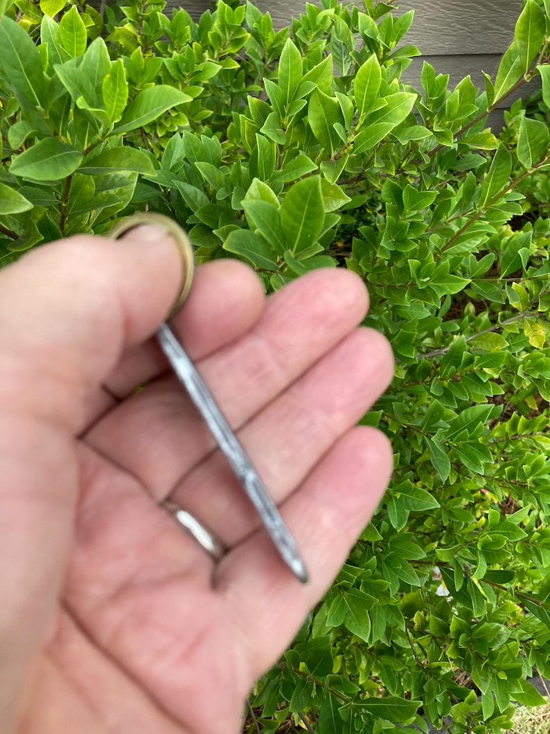 Hand Forged Iron Keychain With Custom Engraving: 11th (steel ...