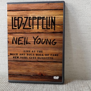 LED ZEPPELIN & Neil Young Live At The Rock And Roll Hall Of Fame, New York City 01.12.1995 dvd