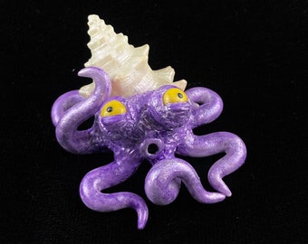 Octopus Creature with found shell