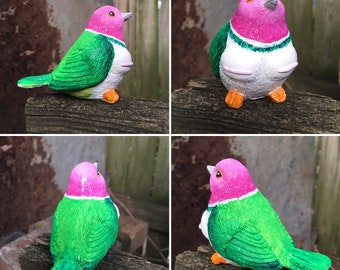 Pink Headed Fruit Dove Survivor Figurine