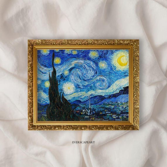 フィンセント・ファン・ゴッホ – 星月夜（1889年） | 有名なポスト
