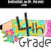 4th Grade Fourth Grade Pencil Sublimation Teacher Clipart