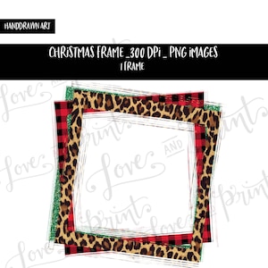 Cadre de Noel (christmas Frame) Cadre Buffalo Plaid (Buffalo Plaid Frame) Cadre blanc (Blank Frame) Cadre de glitter (glitter Frame) Sublimation ( PNG - France Clipart de Noel ( cadre