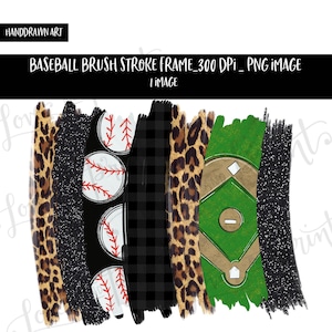 Baseball Pinselstriche | Leere Pinselstrich Hintergrund | Sublimation | Shirt-Design | Baseball-Shirt | Leopard Baseball