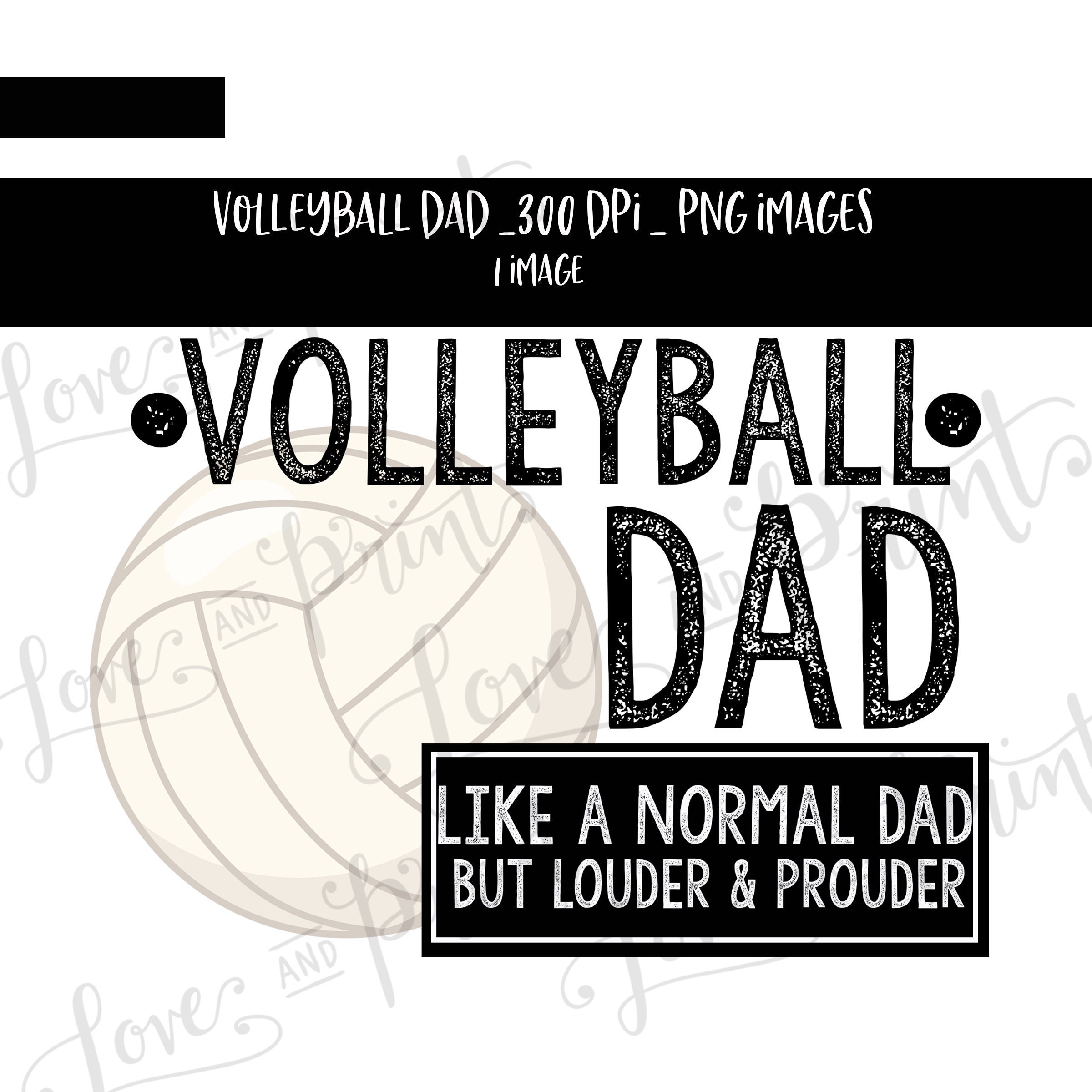 Volleyball Dad Sublimation Design Volleyball PNG Etsy