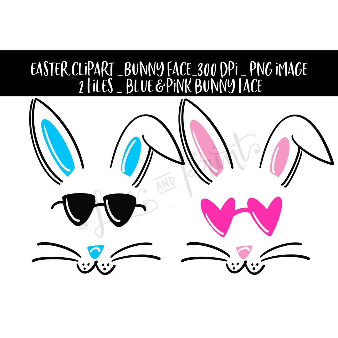 Easter Bunny Clipart Boy Bunny Boy Rabbit Girl Bunny Etsy