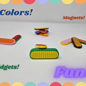Magnetic Pill Fidget Slider - Build Your Own Fidget!