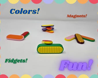 Magnetic Pill Fidget Slider - Build Your Own Fidget!