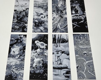 3D Textured Pokémon Bookmarks