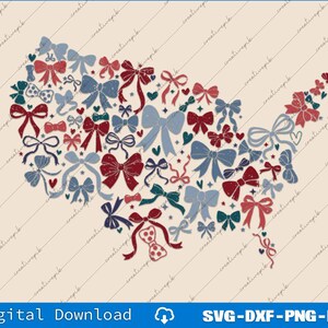 Retro Amerika kaart boog inauguratie dag 4 juli Svg, png digitale bestanden