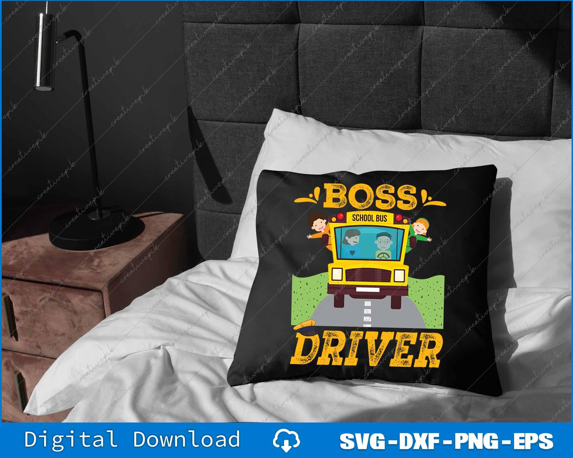 Boss Bus Driver School Bus Driver Svg, Png Digital Files - Etsy