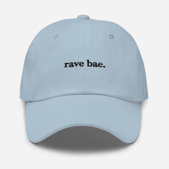 Rave Bae Embroidered Dad Hat – Festival Flirt Gift – EDM  display picture 3