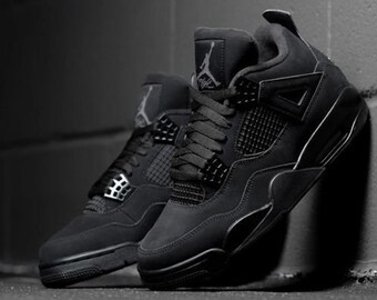 Jordan 4 Black Cat | Etsy