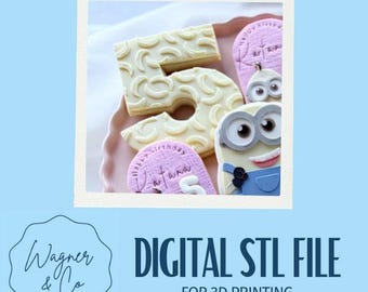 Banana Pattern Plate - Digital STL File