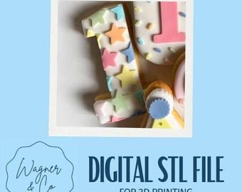 Star Pattern Plate - Digital STL File